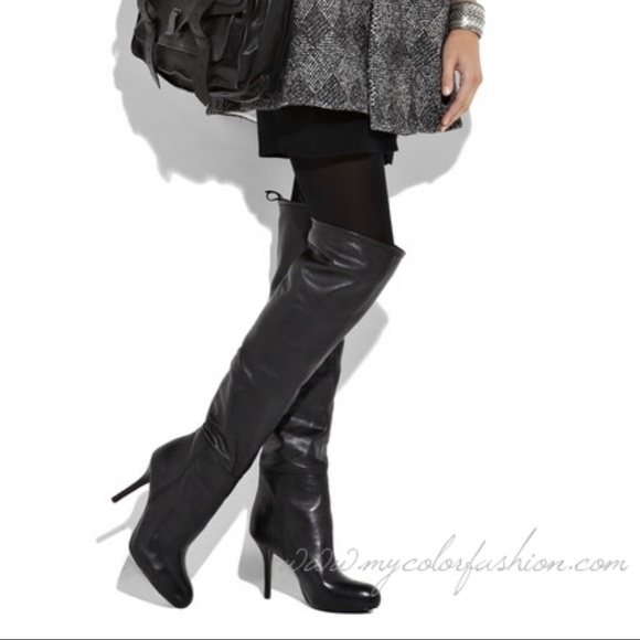 dkny thigh high boots